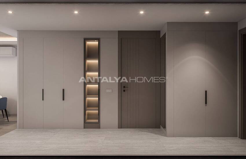 Квартиры с видом на горы в Анталии, Коньяалты, с бассейном и парковкой 6