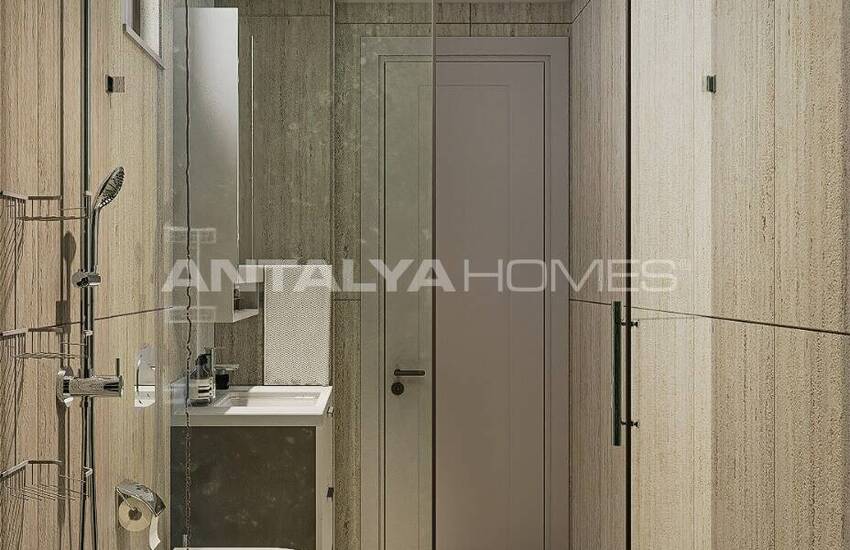 Квартиры с видом на горы в Анталии, Коньяалты, с бассейном и парковкой 5