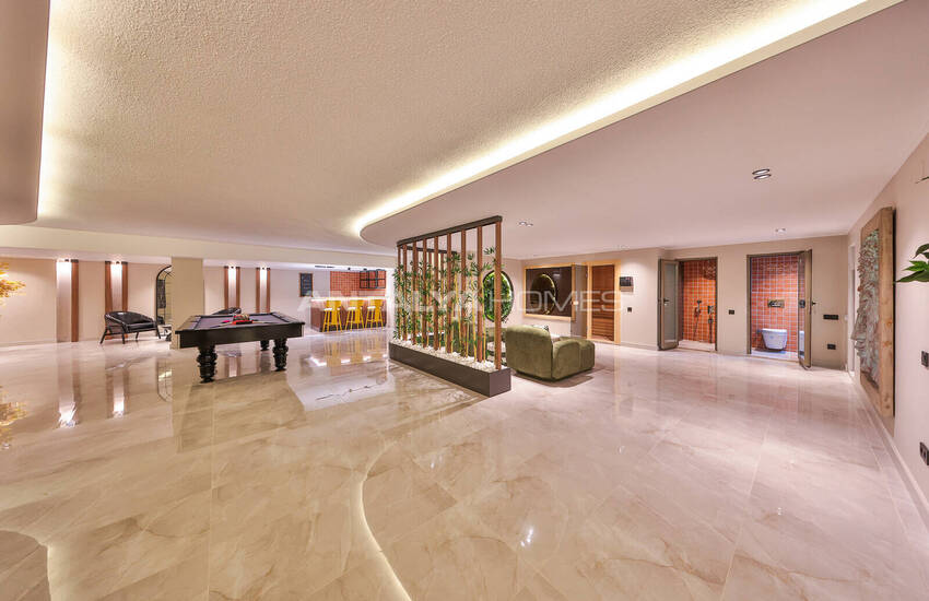 Antalya Kalkan'da Panoramik Deniz Manzaralı 4 Katlı Villa 56