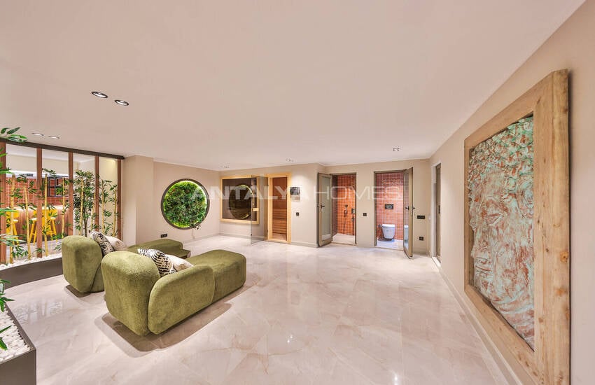 Antalya Kalkan'da Panoramik Deniz Manzaralı 4 Katlı Villa 63