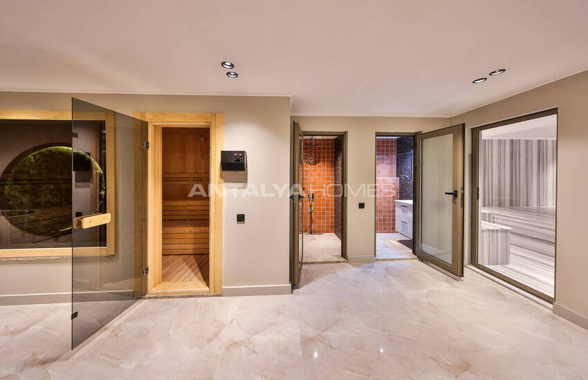 Antalya Kalkan'da Panoramik Deniz Manzaralı 4 Katlı Villa 64