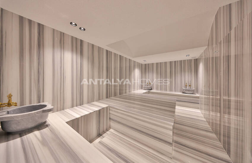 Antalya Kalkan'da Panoramik Deniz Manzaralı 4 Katlı Villa 73