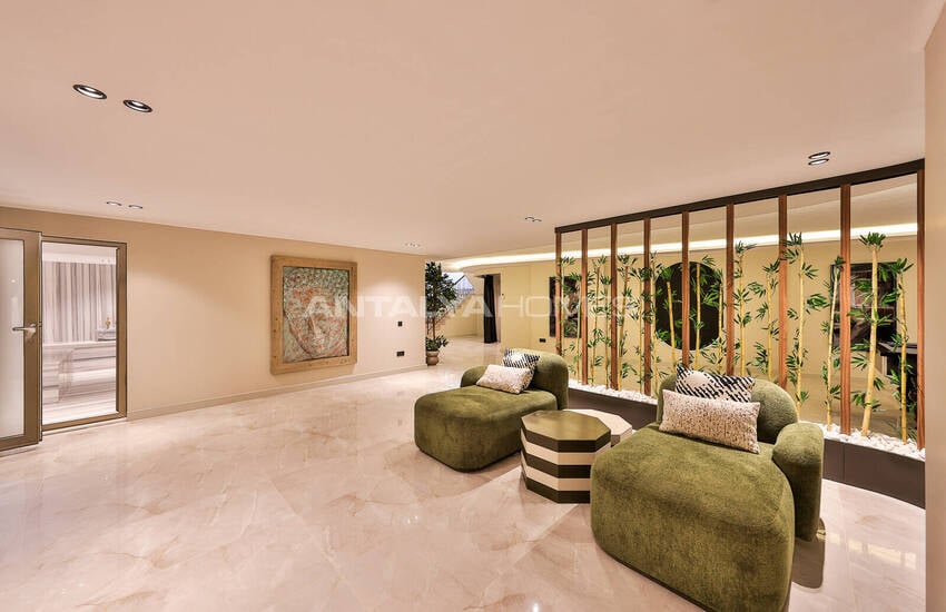 Antalya Kalkan'da Panoramik Deniz Manzaralı 4 Katlı Villa 62