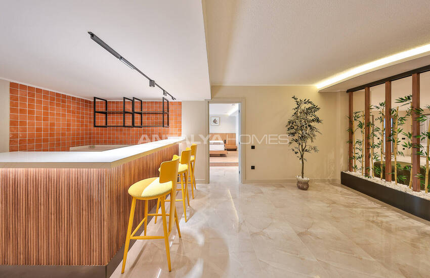 Antalya Kalkan'da Panoramik Deniz Manzaralı 4 Katlı Villa 59