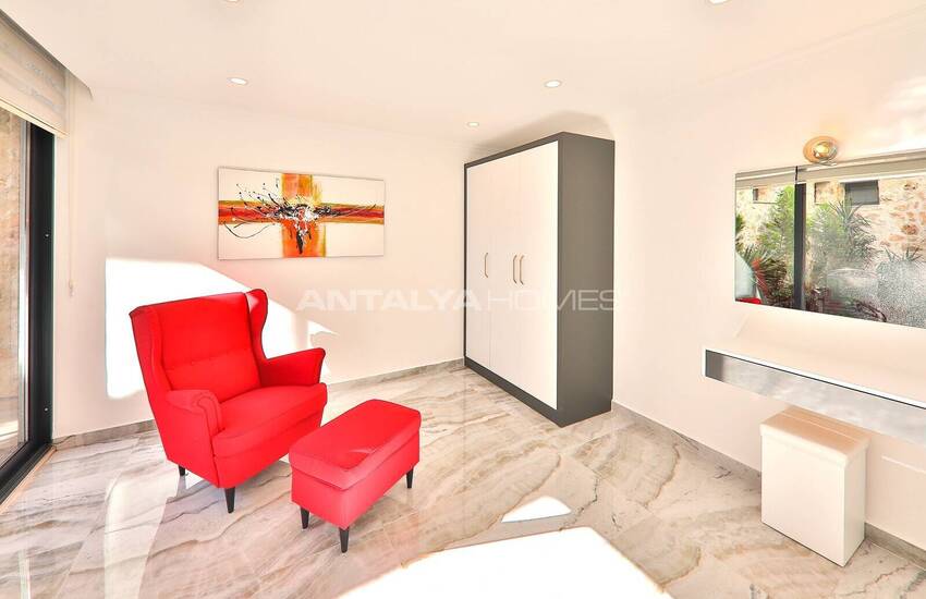 Вилла с бассейном и видом на море в Калкане, Каш 28