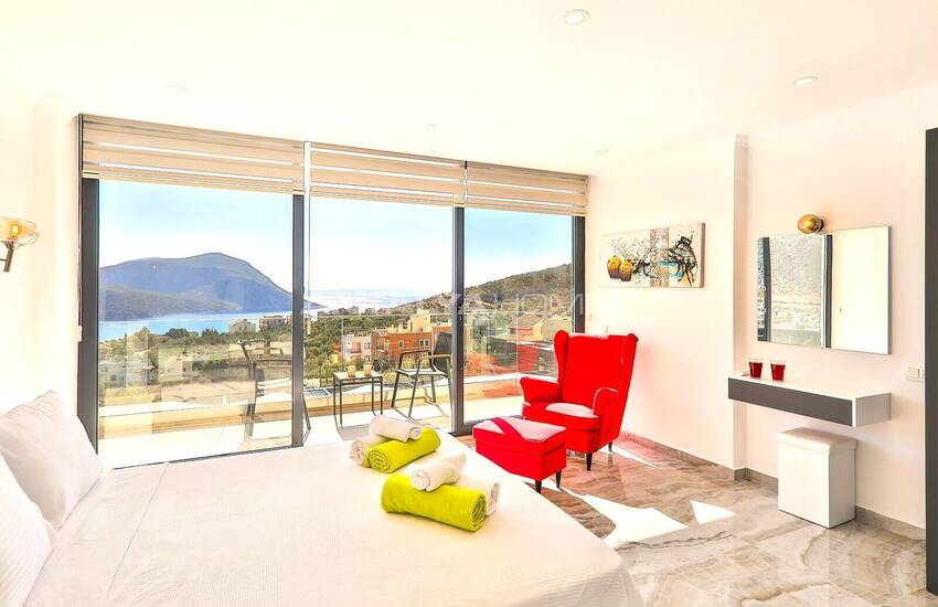 Вилла с бассейном и видом на море в Калкане, Каш 31