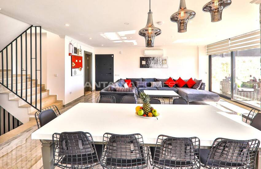 Вилла с бассейном и видом на море в Калкане, Каш 19