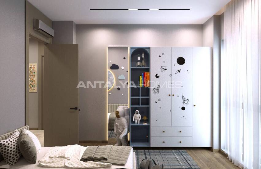 Lägenheter Med Gemensam Pool Och Gym I Kepez Antalya 24