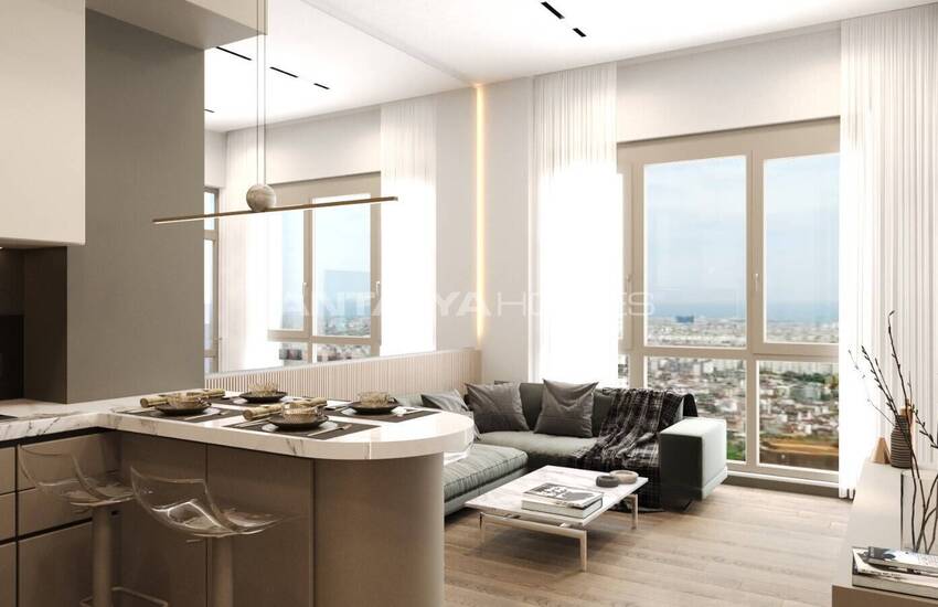 Lägenheter Med Gemensam Pool Och Gym I Kepez Antalya 19