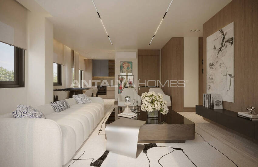 Apartments in a Single-block Project Near the Sea in Antalya Lara 4