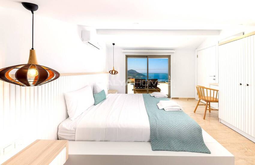 Villa Med 5 Sovrum, Pool Och Parkeringsplats I Kalkan Antalya 36