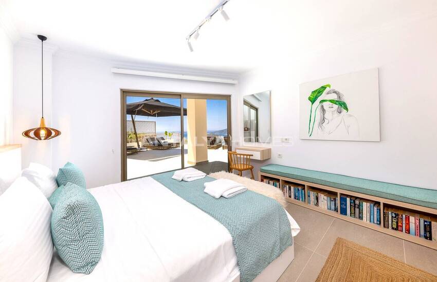 Villa Med 5 Sovrum, Pool Och Parkeringsplats I Kalkan Antalya 37