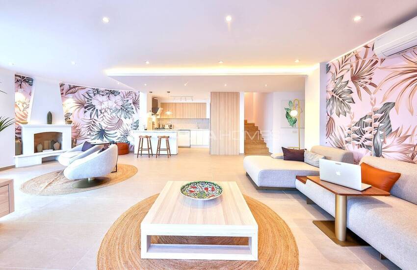 Villa Med 5 Sovrum, Pool Och Parkeringsplats I Kalkan Antalya 28