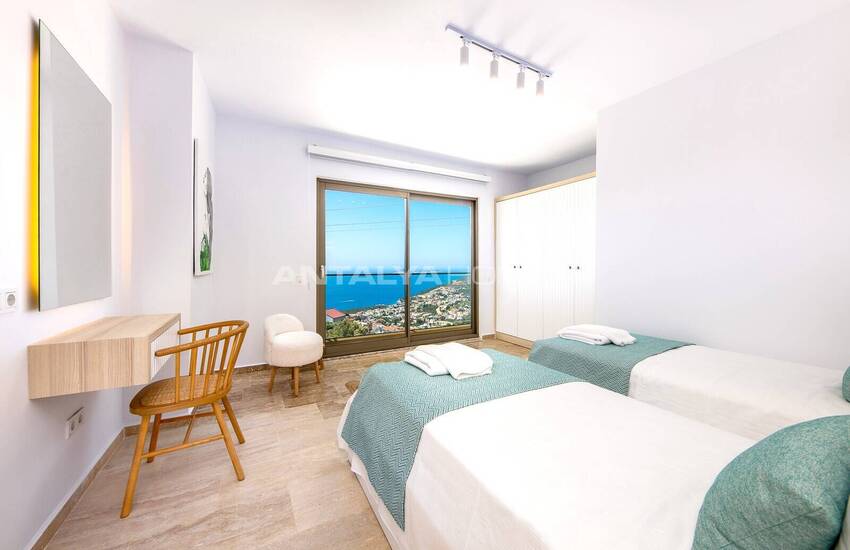 Villa Med 5 Sovrum, Pool Och Parkeringsplats I Kalkan Antalya 38