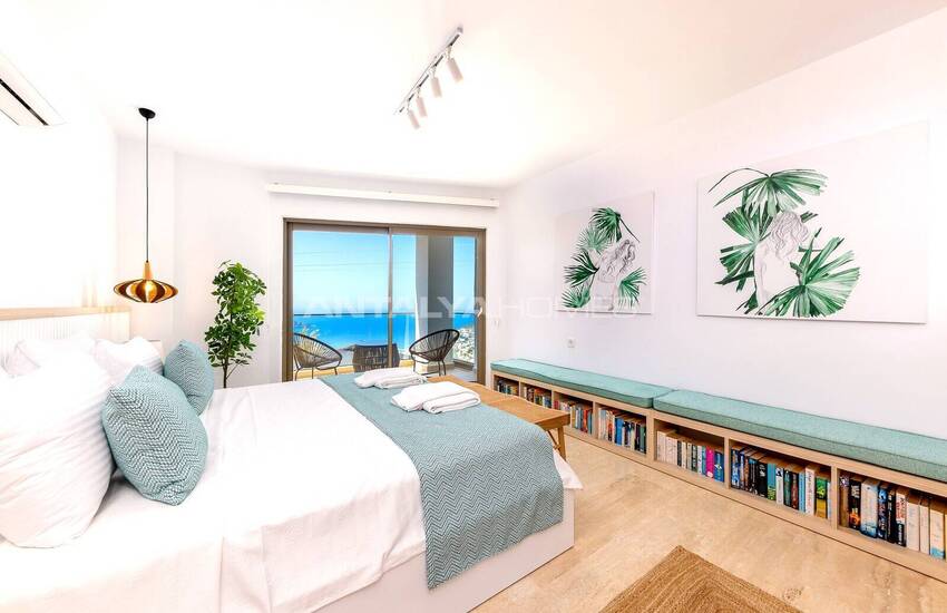 Villa Med 5 Sovrum, Pool Och Parkeringsplats I Kalkan Antalya 33