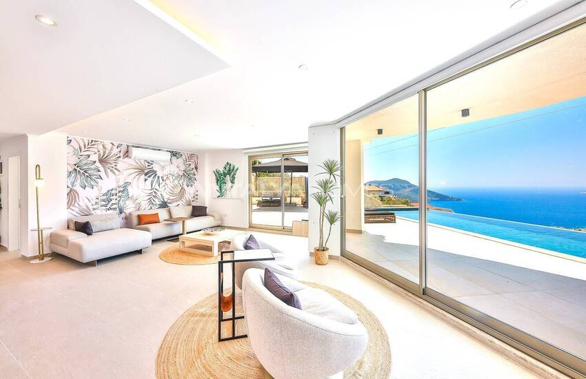 Villa Med 5 Sovrum, Pool Och Parkeringsplats I Kalkan Antalya 26