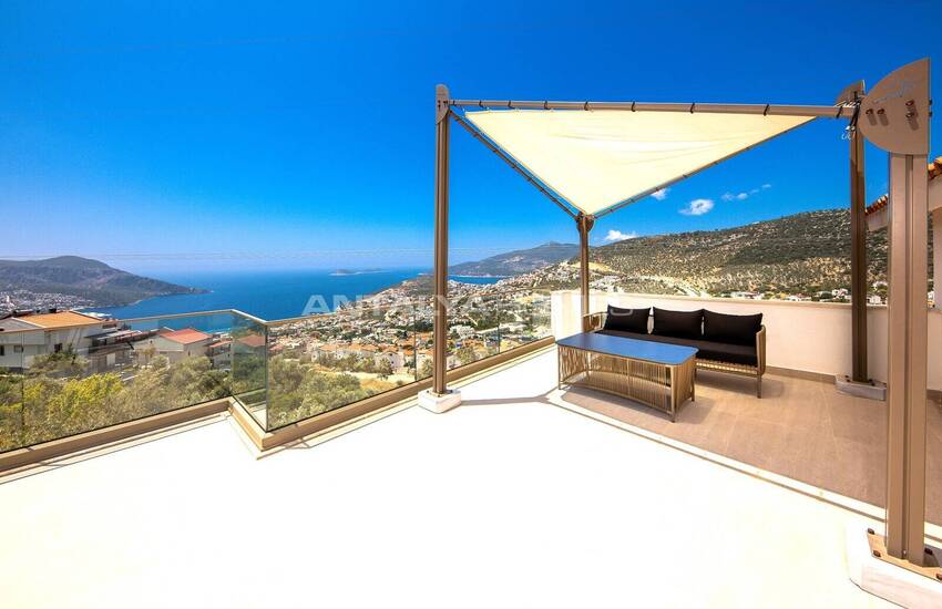 Villa Med 5 Sovrum, Pool Och Parkeringsplats I Kalkan Antalya 47