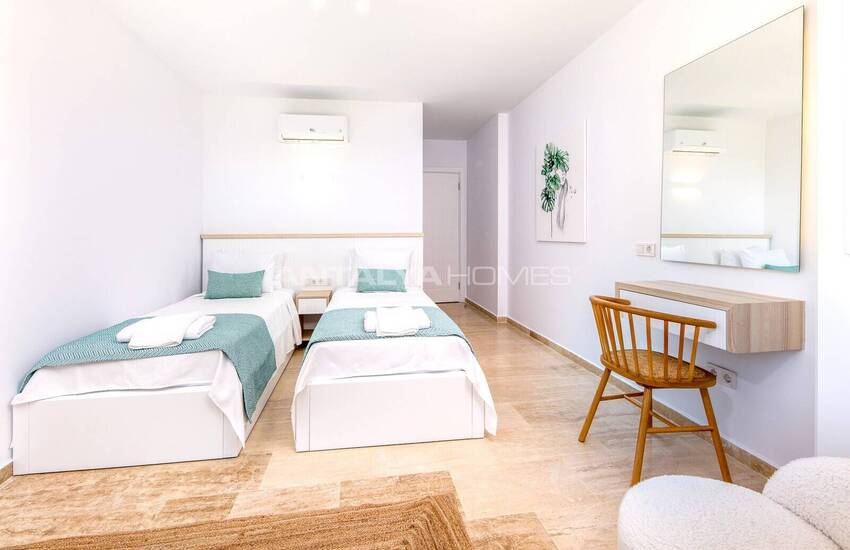 Villa Med 5 Sovrum, Pool Och Parkeringsplats I Kalkan Antalya 39