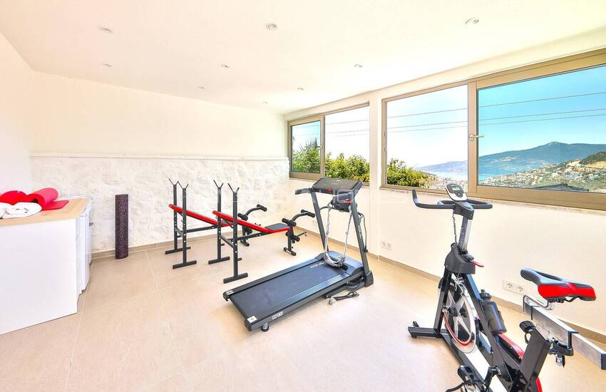 Villa Med 5 Sovrum, Pool Och Parkeringsplats I Kalkan Antalya 49