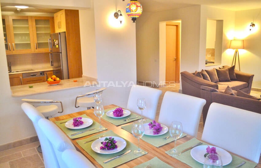 Меблированная вилла с 3 спальнями и бассейном в Калкане, Анталья 29