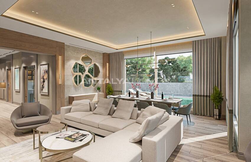 Villas Spacieuses Et Élégantes Avec Piscine À Antalya Döşemealtı 9