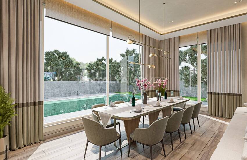 Villas Spacieuses Et Élégantes Avec Piscine À Antalya Döşemealtı 13