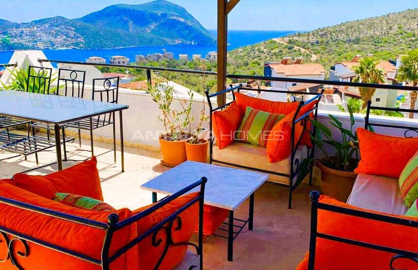 Sea View Flat with Shared Pool in Kaş Antalya 19