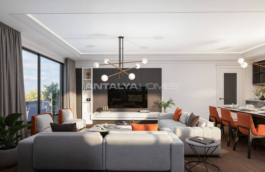 Flats with Unique Views and Social Facilities in Büyükhasbahçe 10