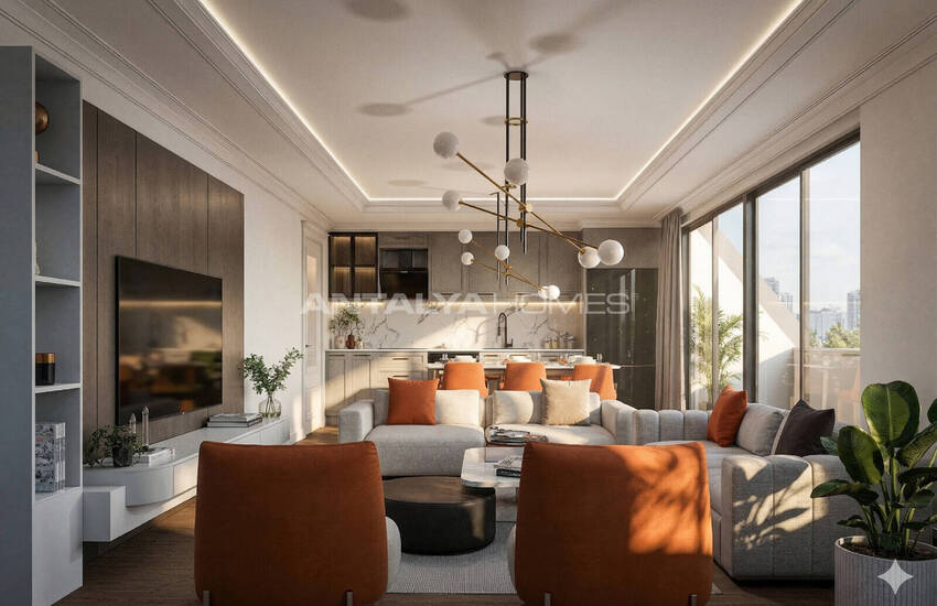 Flats with Unique Views and Social Facilities in Büyükhasbahçe 11