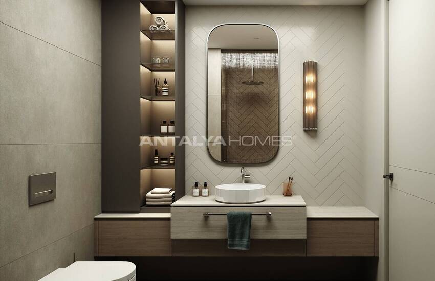 Flats in a Secure Complex with Pools in Antalya Uncalı 20