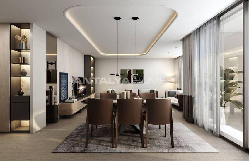 Flats in a Secure Complex with Pools in Antalya Uncalı 22