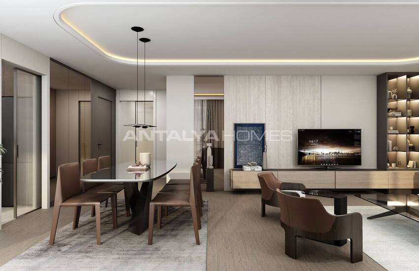 Flats in a Secure Complex with Pools in Antalya Uncalı 17