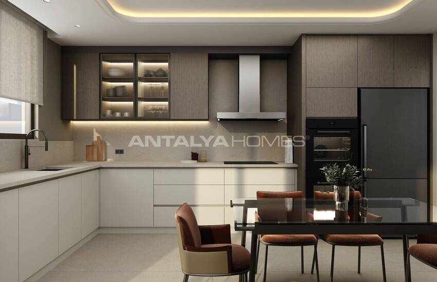 Flats in a Secure Complex with Pools in Antalya Uncalı 18