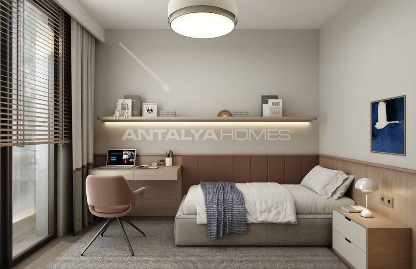 Flats in a Secure Complex with Pools in Antalya Uncalı 23