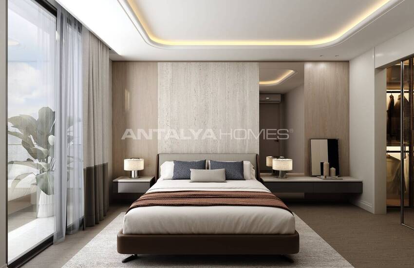 Flats in a Secure Complex with Pools in Antalya Uncalı 28