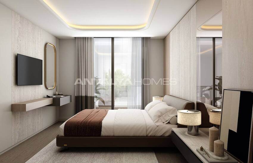 Flats in a Secure Complex with Pools in Antalya Uncalı 29