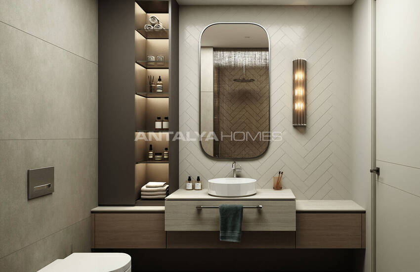 Flats in a Secure Complex with Pools in Antalya Uncalı 20