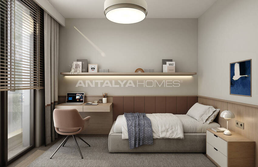 Flats in a Secure Complex with Pools in Antalya Uncalı 23
