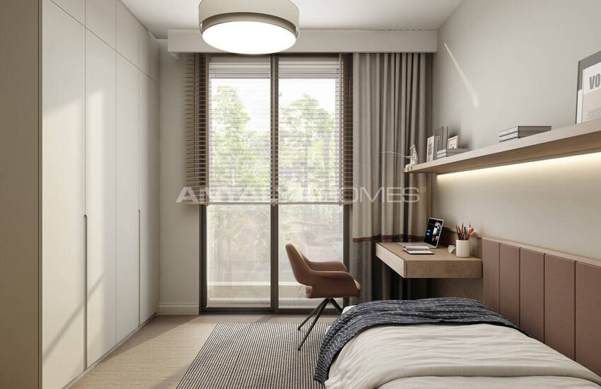 Flats in a Secure Complex with Pools in Antalya Uncalı 24