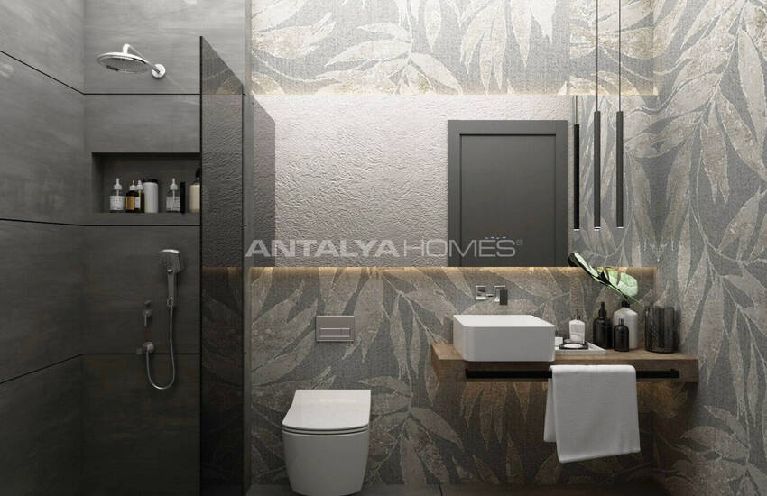 فيلا مفروشة مع مسبح مُدفأ في أنطاليا، كادري 31