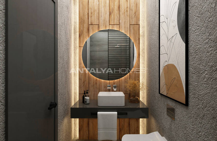 فيلا مفروشة مع مسبح مُدفأ في أنطاليا، كادري 33