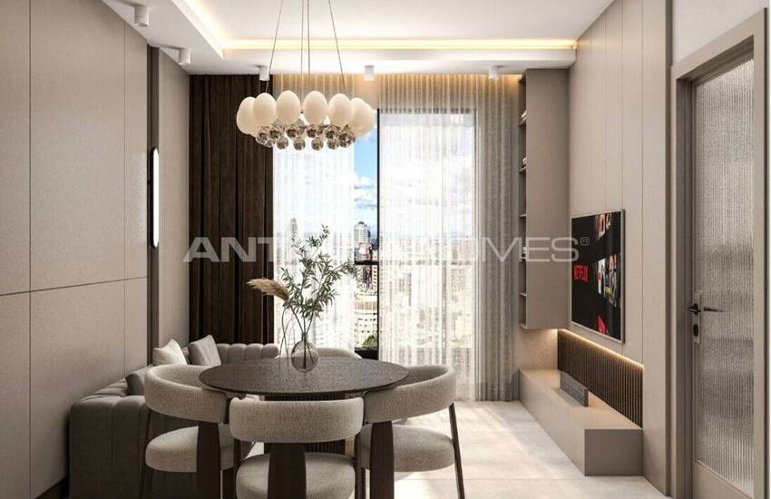 Sea View Flats in a Complex with Pool in Alanya Mahmutlar 15