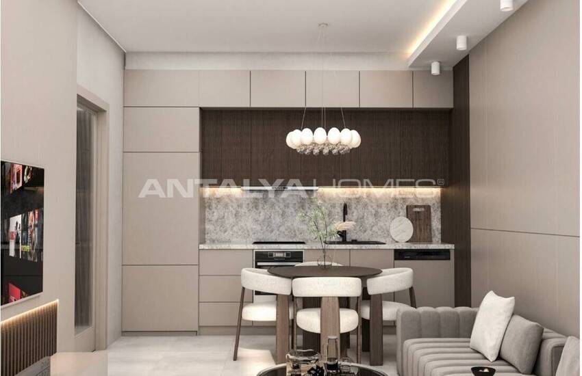 Sea View Flats in a Complex with Pool in Alanya Mahmutlar 17