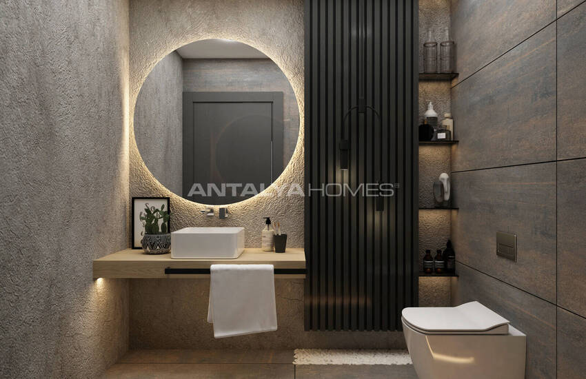 Villa 3 Chambres Avec Piscine Privée À Kadriye, Antalya 34