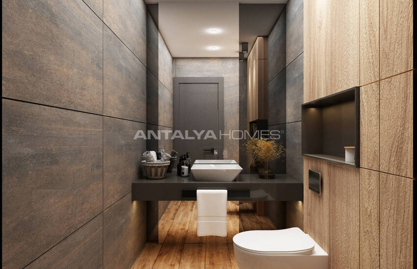 Villa 3 Chambres Avec Piscine Privée À Kadriye, Antalya 33
