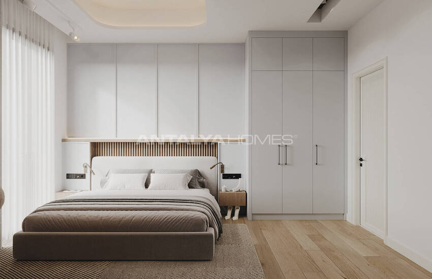 Apartments with a Pool and Security in Antalya Kepez 28