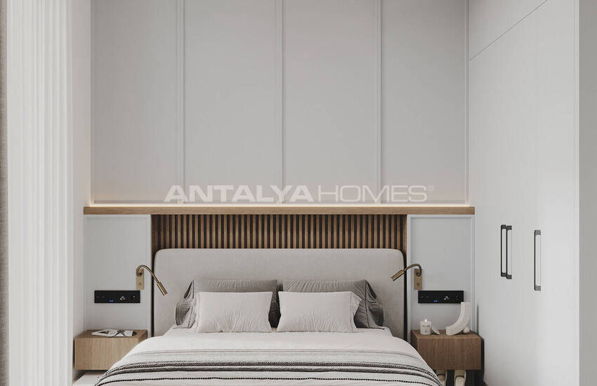 Apartments with a Pool and Security in Antalya Kepez 30