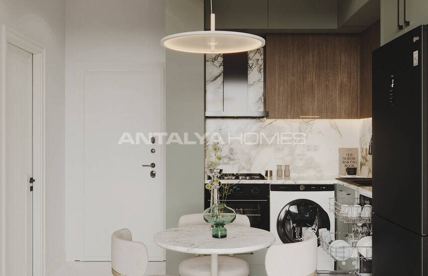 Apartments with a Pool and Security in Antalya Kepez 23