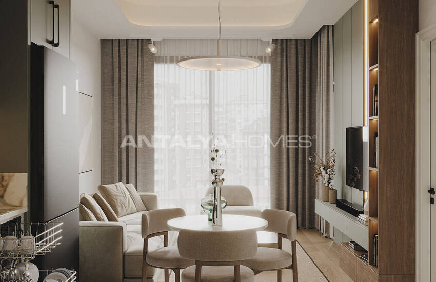 Apartments with a Pool and Security in Antalya Kepez 24