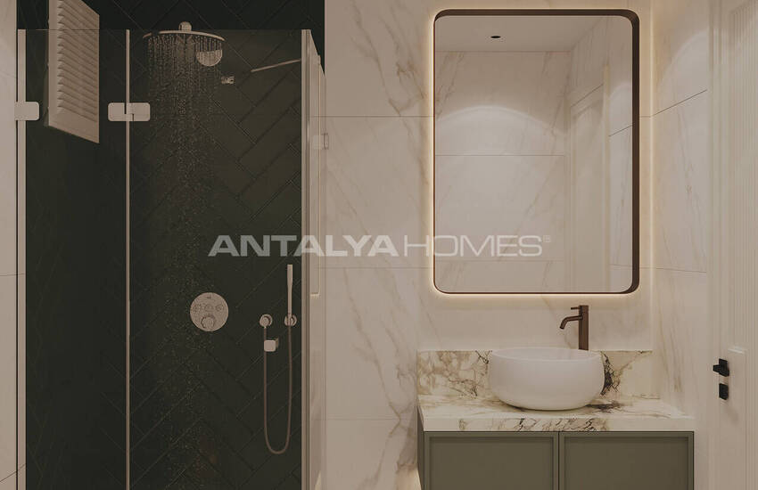 Apartments with a Pool and Security in Antalya Kepez 34